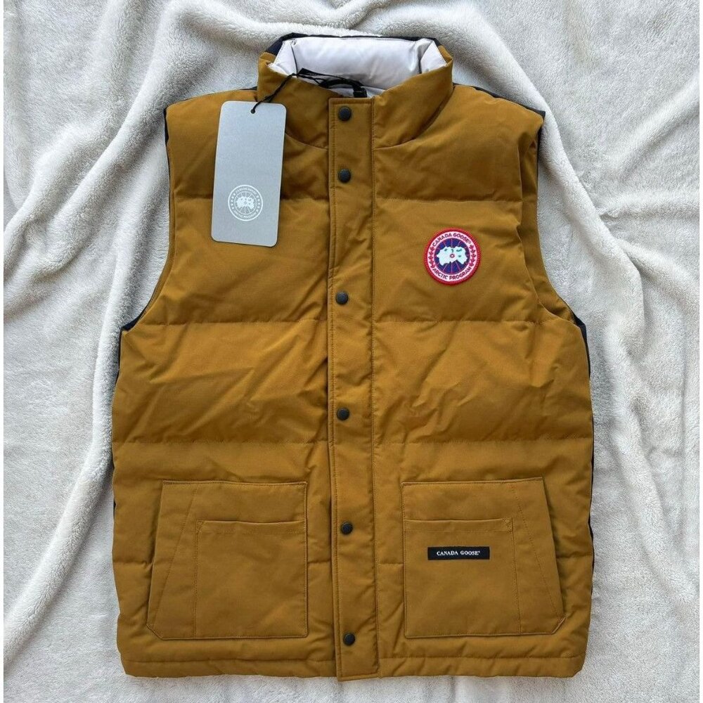 Canada Goose Gold / Navy Freestyle Crew Vest